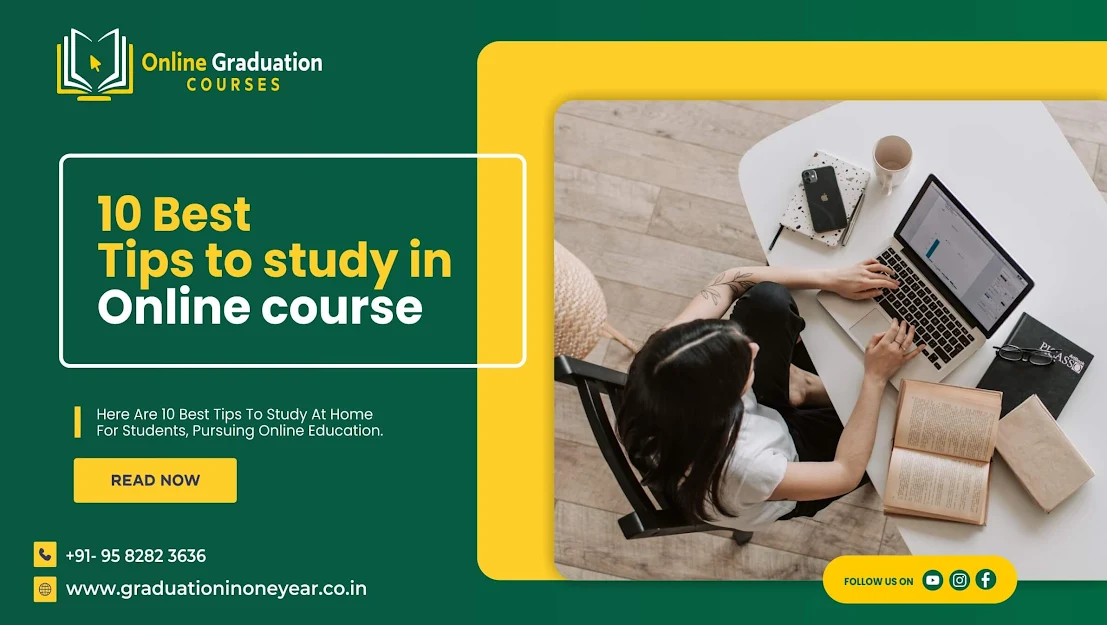 Study Tips for Online Degree Courses In India - Cover Image
